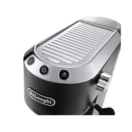 Delonghi | Dedica Pump Espresso | EC685.BK | Pump pressure 15 bar | Built-in milk frother | Semi-automatic | 1300 W | Black/Stainless Steel