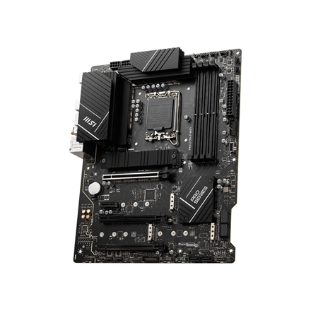 MSI | PRO Z790-P WIFI | Processor family Intel | Processor socket LGA1700 | DDR5 DIMM | Memory slots 4 | Supported hard disk drive interfaces SATA, M.2 | Number of SATA connectors 6 | Chipset Intel Z790 | ATX