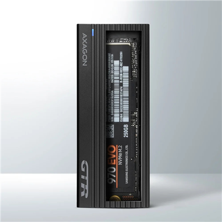 AXAGON External USB-C 3.2 Gen 2 metal box for M.2 NVMe SSDs | EEM2-GTR