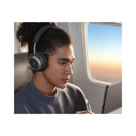 Anker Soundcore | Foldable Headphones | Space One Pro | Bluetooth | Over-ear | Microphone | Jet Black | Wireless