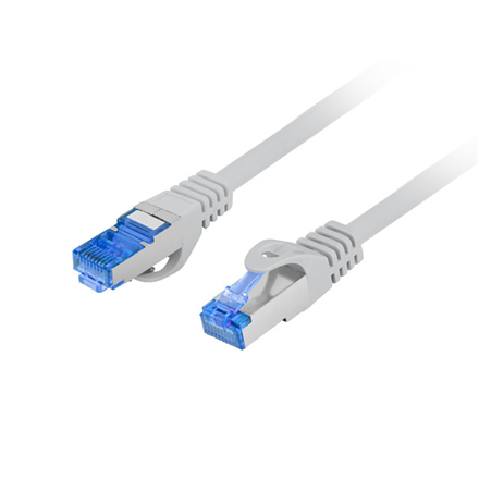 Lanberg | Patchcord Cat.6A S/FTP LSZH CCA Fluke Passed | PCF6A-10CC-0050-S | 0.5 m | Grey