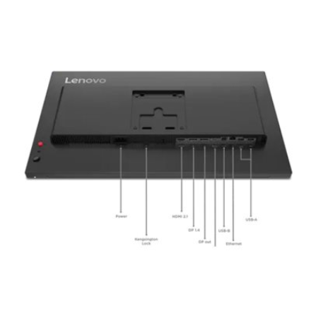 Lenovo | ThinkVision P24QD-40 | 23.8 " | IPS | 16:9 | 120 Hz | 6 ms | 2560 x 1440 pixels | 300 cd/m² | HDMI ports quantity 1 | Eclipse Black | Warranty 36 month(s)