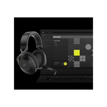 Corsair | Gaming Headset | HS65 | Wireless | Over-Ear | Microphone | Carbon | Wireless