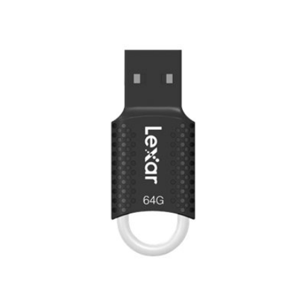 Lexar | USB Flash Drive | JumpDrive V40 | 64 GB | USB 2.0 | Black