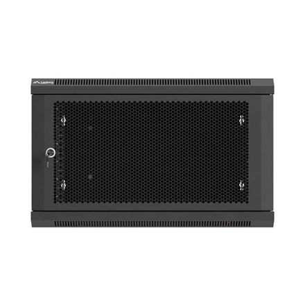 Lanberg Wall mounted installation cabinet 19" 6U 600X600 | WF01-6606-23B | Black