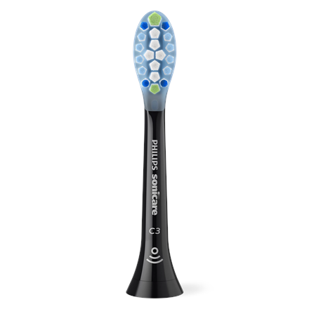 Philips | Replacement brush heads | HX9044/88 Sonicare Premium Plaque Defence | Heads | For adults | Number of brush heads included 4 | Black