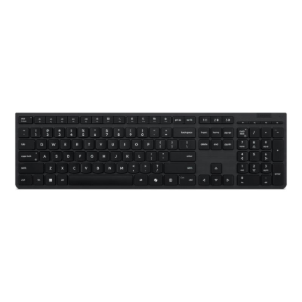 Lenovo Professional Wireless Rechargeable Keyboard AI | Keyboard | Wireless | Bluetooth | Estonian | Grey