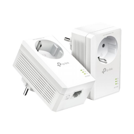 TP-LINK | AV1000 Gigabit Passthrough Powerline Starter Kit | TL-PA7017P KIT | 10/100/1000 Mbit/s | Ethernet LAN (RJ-45) ports 1 | No Wi-Fi | Extra socket