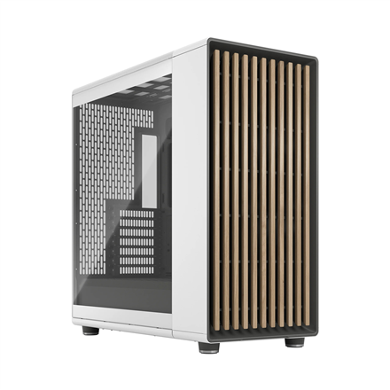 Fractal Design Computer Case | North XL | Chalk White TG Clear | ATX