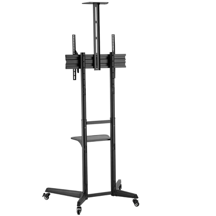 Neomounts Floor stand | FL50-550BL1 TV trolley | Adjustable Height, Tilt | 37-70 " | Maximum weight (capacity) 50 kg | Black