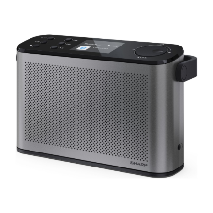 Sharp OSAKA Stereo Portable Digital Radio | DR-P540(GY) | USB port | Bluetooth | FM radio | Wireless connection