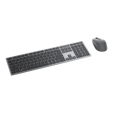 Dell | Premier Multi-Device Keyboard and Mouse | KM7321W | Keyboard and Mouse Set | Wireless | Batteries included | Wireless connection | Russian | Titan grey