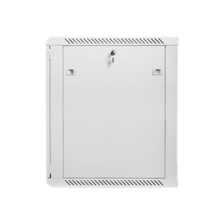 Lanberg | Rack cabinet 19" wall-mount 15U/600x600 (flat pack) with glass door | WF01-6615-10S | Grey
