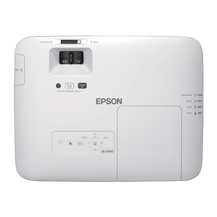 Epson | EB-2250U | WUXGA (1920x1200) | 5000 ANSI lumens | 15.000:1 | White | Lamp warranty 12 month(s) | FHD | 3LCD