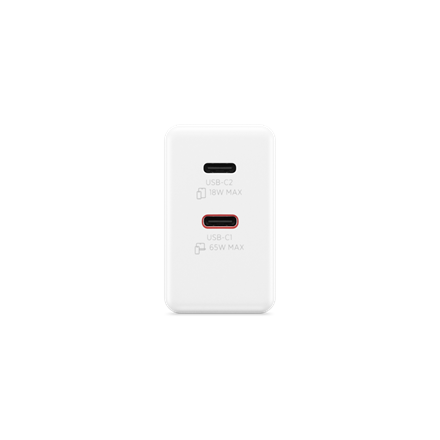 Lenovo Dual USB-C 65W GaN Charger | USB-C | 65 W | Charger