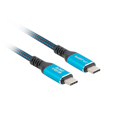 Lanberg | USB-C M/M 4.0 CABLE 240W 8K 60HZ | CA-CMCM-45CU-0015-BK