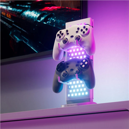 Nanoleaf Pegboard Desk Dock, White | 15 W | RGB