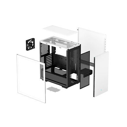 Deepcool | MID TOWER CASE | CH510 | Side window | White | Mid-Tower | ATX PS2