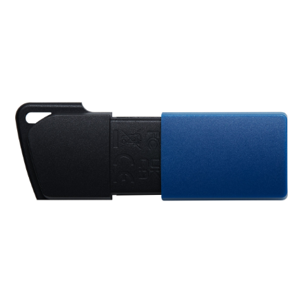 Kingston | USB 3.2 Flash Drive | DataTraveler Exodia M | 64 GB | USB 3.2 | Black/Blue