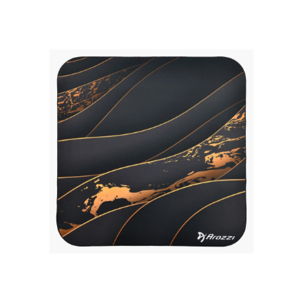 Arozzi Zona Square Floor Pad | Black/Gold