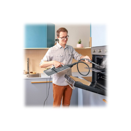 Polti | Steam mop with integrated portable cleaner | PTEU0307 Vaporetto SV660 Style 2-in-1 | Power 1500 W | Steam pressure Not Applicable bar | Water tank capacity 0.5 L | Grey/White