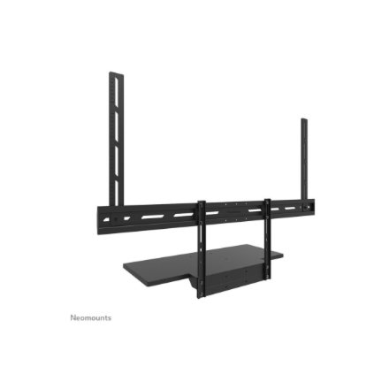 Neomounts Floor stand | AV40-500BL Keyboard Shelf Kit | Height adjustment | 43-110 " | Maximum weight (capacity) 2.5 kg | Black