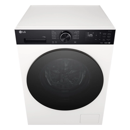 LG Washing machine | F4X5011TKB | Energy efficiency class A | Front loading | Washing capacity 11 kg | 1400 RPM | Depth 57 cm | Width 60 cm | Display | LED | White