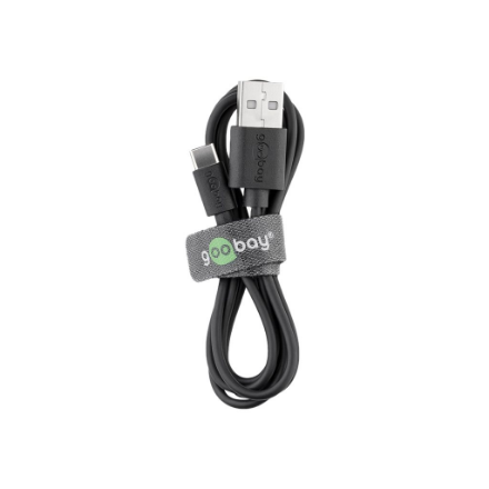 Goobay | USB-C charging and sync cable (USB-A > USB-C) | 59124 | USB-C male | USB 2.0 male (type A)