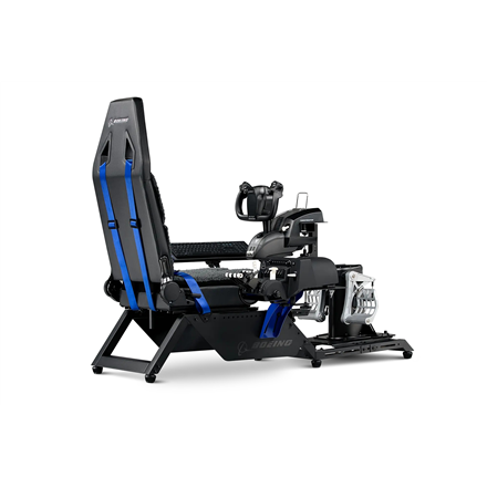 Next Level Racing Boeing Commercial Edition Flight Simulator | Blue highlights
