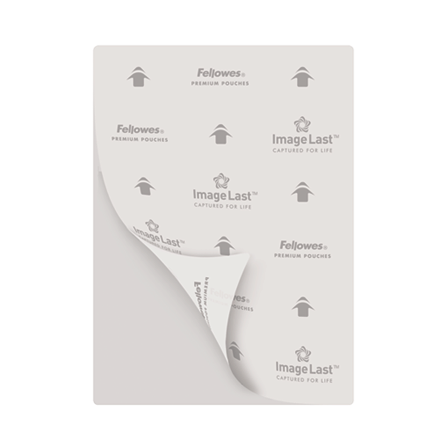 Fellowes | Laminating Pouch PREMIUM | A4 | Clear | Enhance 80 Micron thickness, 216x303 mm - A4, 100 pcs; Unique directional arrow quality mark disappears when laminated.