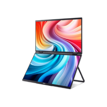 Acer | PD163QBMIUUX PD3 Series | 16 " | IPS | 16:9 | 60 Hz | 8 ms | 2x1920 x 1080 pixels | 250 cd/m² | HDMI ports quantity 1 | Black
