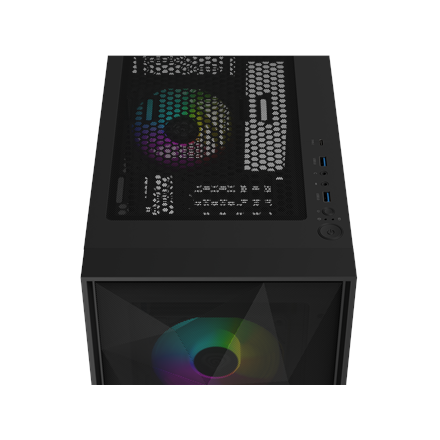 Genesis Gaming PC Case | Diaxid 605 ARGB | Black | Midi Tower