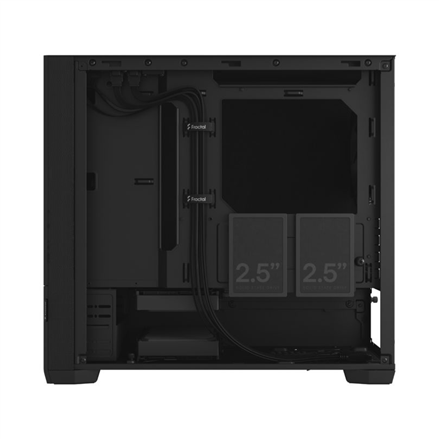 Fractal Design | Pop Mini Silent | Side window | Black Solid | mATX, Mini ITX | ATX