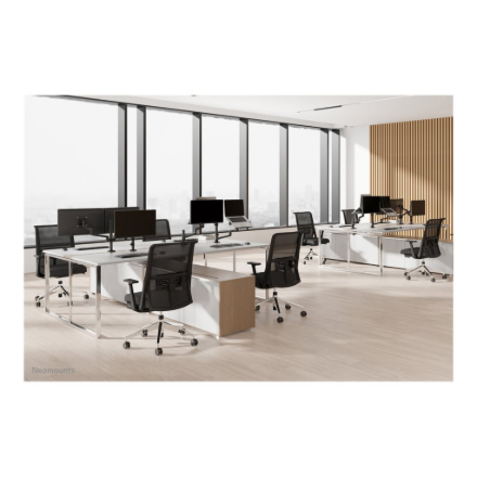 Neomounts Desk Mount | DS60-425BL2 Monitor Arm | Adjustable Height, Rotate, Tilt, Swivel | 17-27 " | Maximum weight (capacity) 8 kg | Black