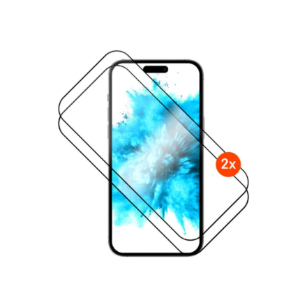 Fixed Screen protector | Apple | iPhone 17 Pro | Tempered glass | Black | Full Cover 2.5D