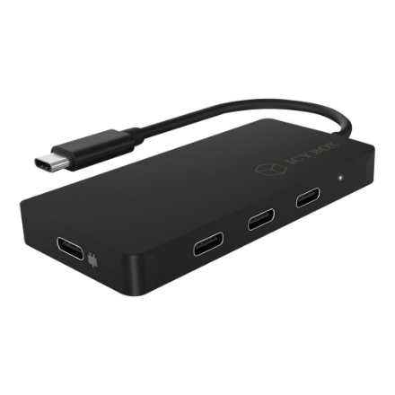 Raidsonic | 4-port hub with USB Type-C interface and PD port | IB-HUB1429-CPD