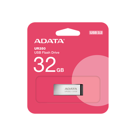 ADATA | USB Flash Drive | UR350 | 32 GB | USB 3.2 Gen1 | Black
