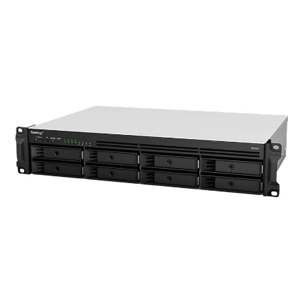 Synology | Rack NAS | RS1221+ | Up to 8 HDD/SSD Hot-Swap | AMD Ryzen | Ryzen V1500B Quad Core | Processor frequency 2.2 GHz | 4 GB | DDR4