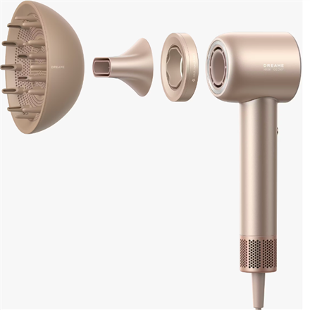 Dreame Hair Dryer | Glory Mix AHD18 | 1600 W | Number of temperature settings 4 | Ionic function | Diffuser nozzle | Gold