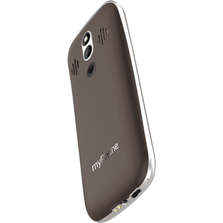 myPhone Halo 4 Plus LTE Praline Collection | Brown | 3.5 " | IPS | 48 MB | 128 MB | Dual SIM | MicroSD | 3G | Bluetooth | Main camera resolution 2 MP | 2500 mAh