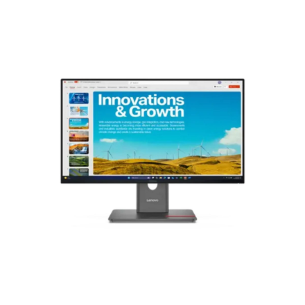 Lenovo | ThinkVision P24QD-40 | 23.8 " | IPS | 16:9 | 120 Hz | 6 ms | 2560 x 1440 pixels | 300 cd/m² | HDMI ports quantity 1 | Eclipse Black | Warranty 36 month(s)