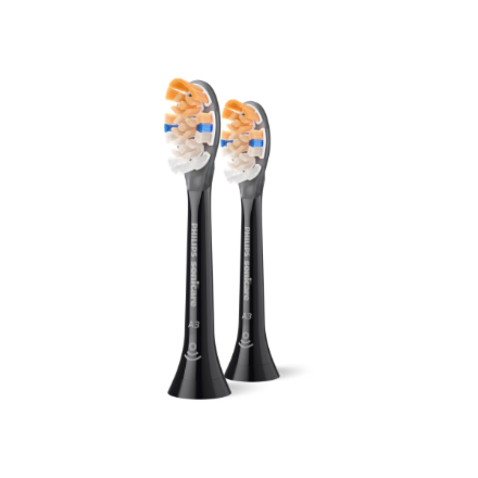 Philips | Replacement brush heads | HX9092/88 Sonicare Premium All-in-One | Heads | For adults | Number of brush heads included 2 | Black