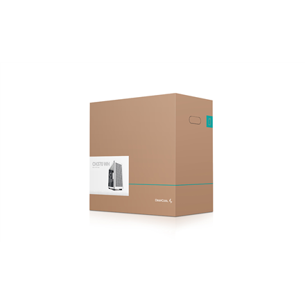Deepcool | CH370 | Side window | White | Micro ATX | ATX PS2