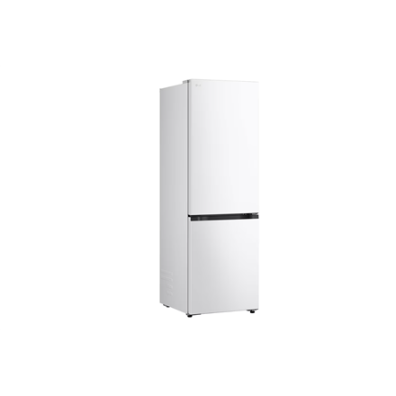 LG Refrigerator | GBBSJ10ESW | Energy efficiency class E | Free standing | Combi | Height 186 cm | Fridge net capacity 220 L | Freezer net capacity 113 L | Display | 35 dB | White