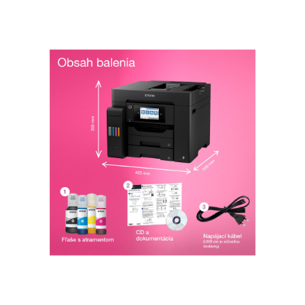 Epson | Multifunctional Printer | EcoTank L6550 | Inkjet | Colour | Inkjet Multifunctional Printer | A4 | Wi-Fi | Black