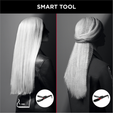 Rowenta Hair styler | CF422LF0 X KARL LAGERFELD Infinite Looks | Temperature (max) 190 °C | Number of heating levels 1 | 48 W | Black/Red