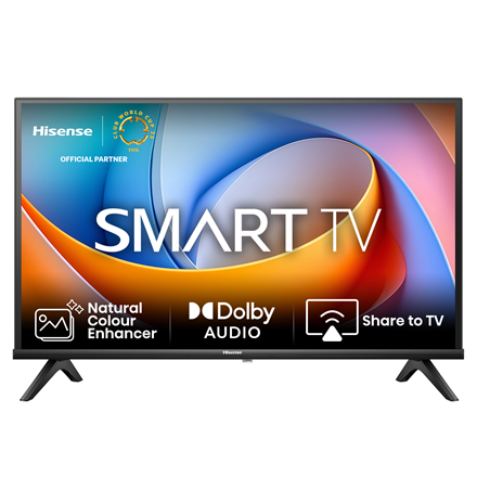 Hisense FHD Smart TV | 40A4Q | 40" | Smart TV | VIDAA OS | FHD | Black