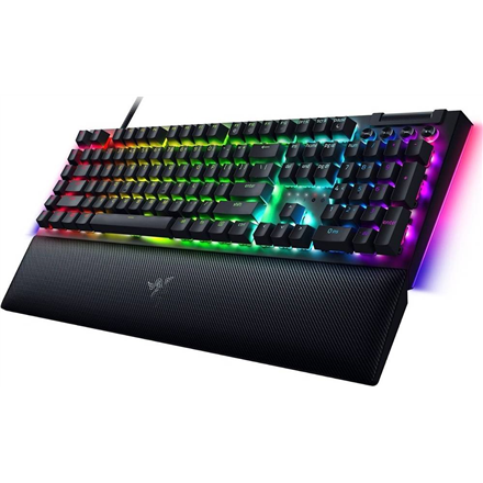 Razer | BlackWidow V4 | Mechanical Gaming keyboard | Wired | RGB LED light | US | Yellow Switches | Black