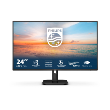 Philips | 24E1N1100A/00 | 24 " | IPS | 16:9 | 100 Hz | 1 ms | 1920 x 1080 pixels | 250 cd/m² | HDMI ports quantity 1 | Black | Warranty 36 month(s)