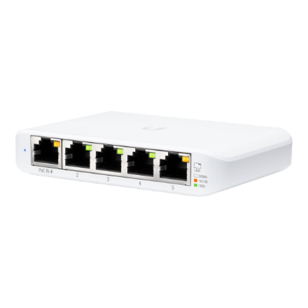 Ubiquiti USW-Flex Indoor/outdoor 5Port Poe Gigabit Switch | Ubiquiti
